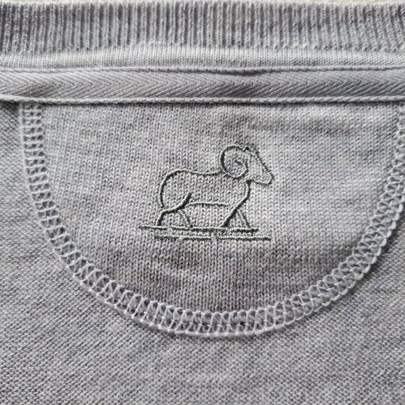 Woolx Francesca 100% Merino Wool Sweater Mist Small - Picture 6 of 13